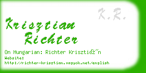 krisztian richter business card